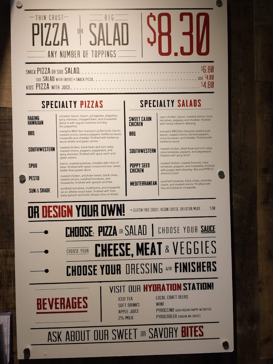 Menu Pyro's Fire Fresh Pizza-5