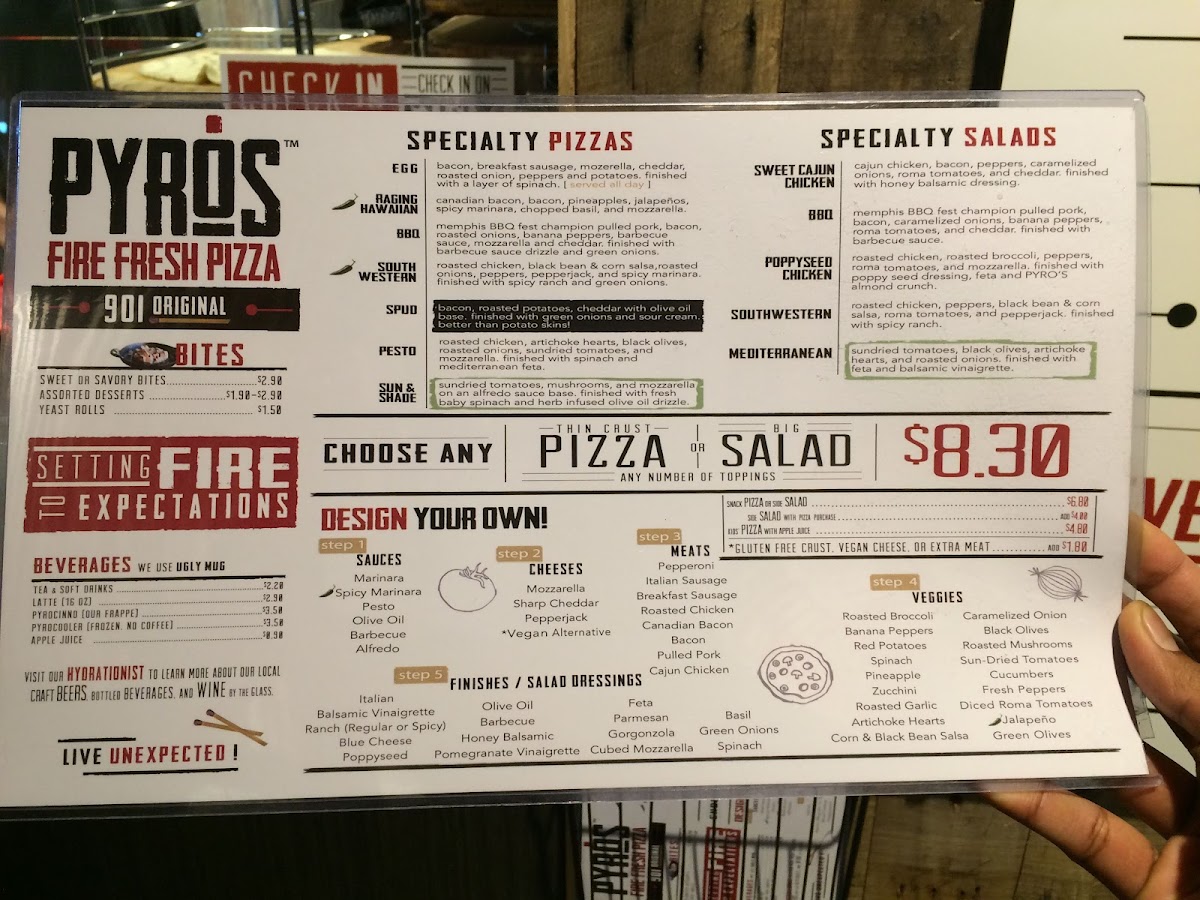 Menu Pyro's Fire Fresh Pizza-6